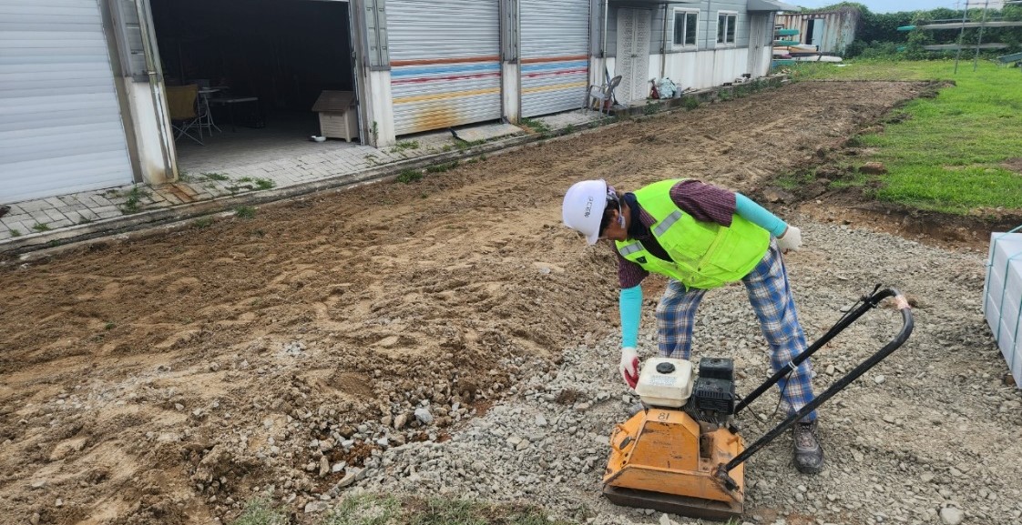 녹지경계석 철거5